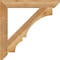 Ekena Millwork Balboa Slat Rough Sawn Bracket, Western Red Cedar, 4"W x 32"D x 32"H BKT04X32X32BOA06RWR - alternate 3